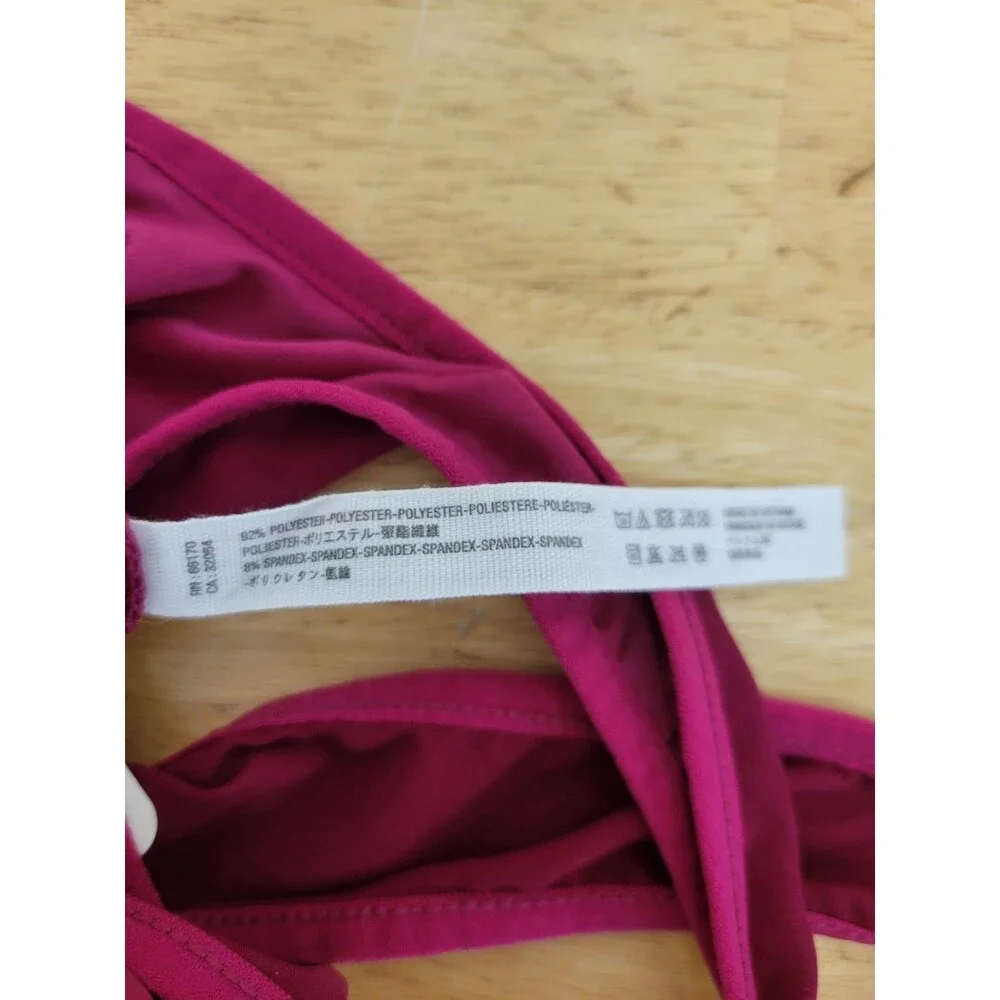 Free People Intimately Mulberry One-Piece Swimsuit S Solid Wide Strap High Cut